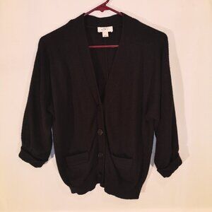 Anne Taylor Loft Ladies Size Medium 3/4 Bolero Sleeves Short Cardigan